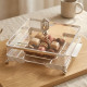 Acrylic & Metal Square Serving Platter Medium